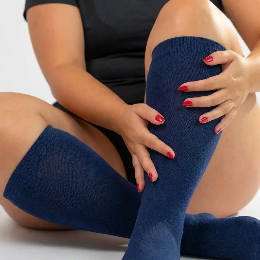 Chaussettes de Compression Hautes - Jambes Légères