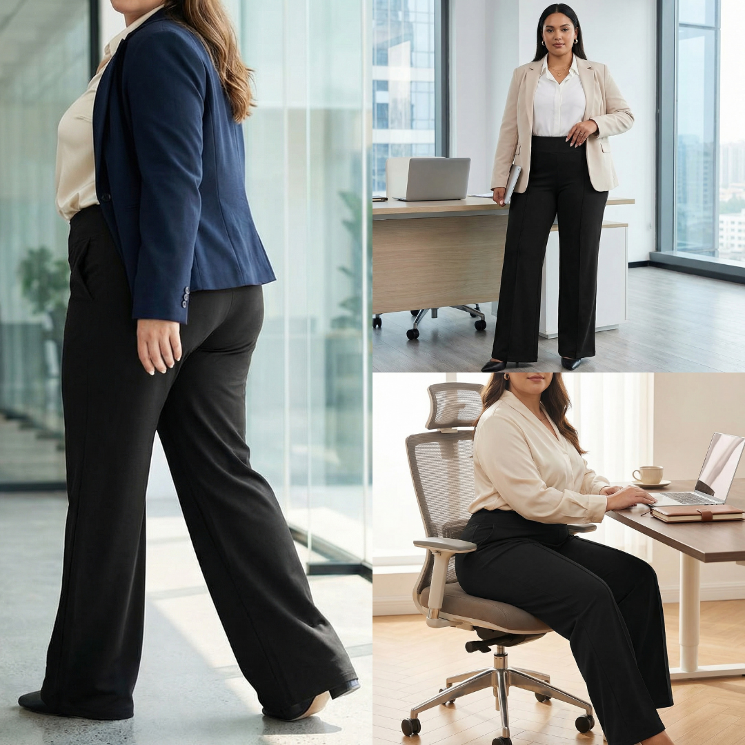 Lumia - Pantalon Fluide Élégance — Coupe Large