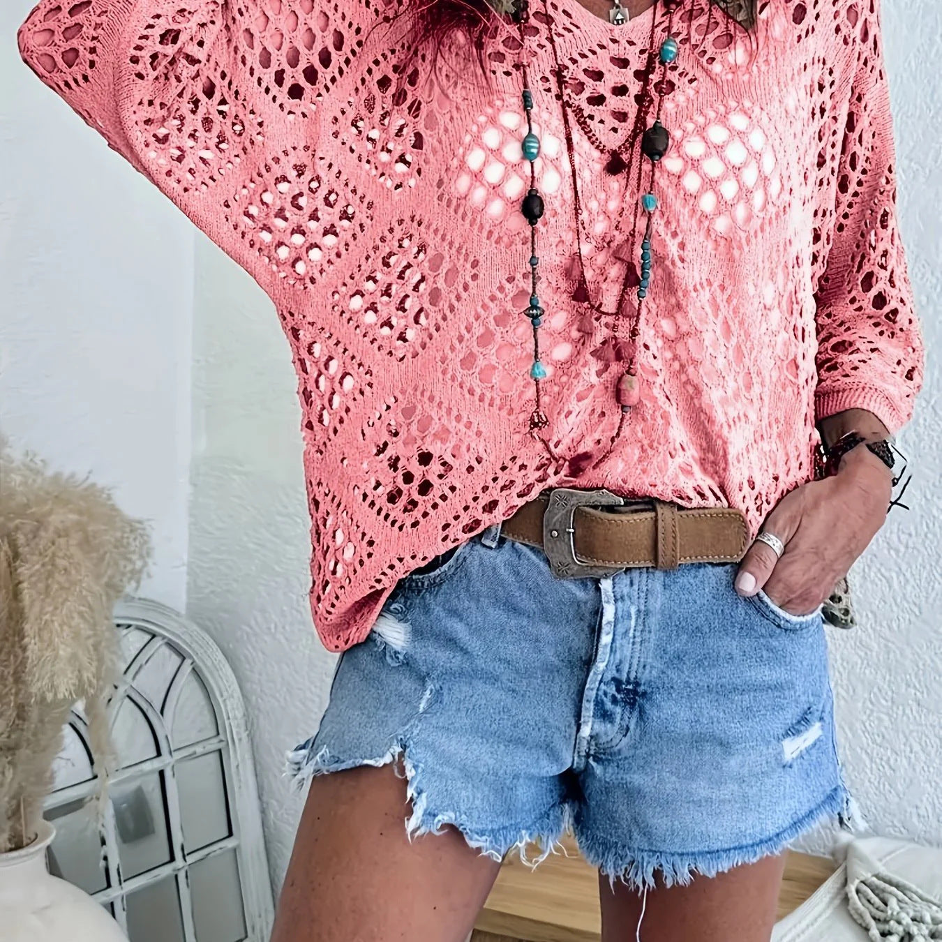 Bohélia™ – Haut Crochet Bohème Léger & Flatteur