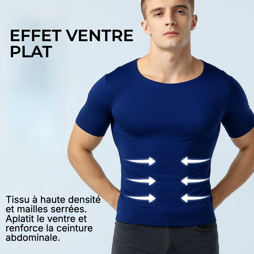 MorphoFit – T-shirt gainant pour une silhouette sculptée et une posture redressée