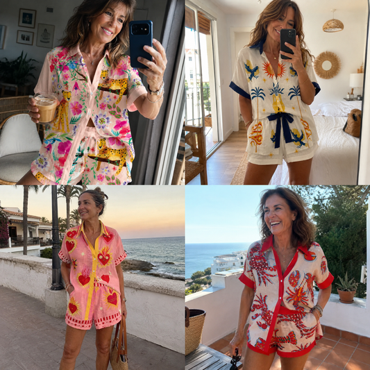 Solévia™ — Ensemble estival chemise et short assortis