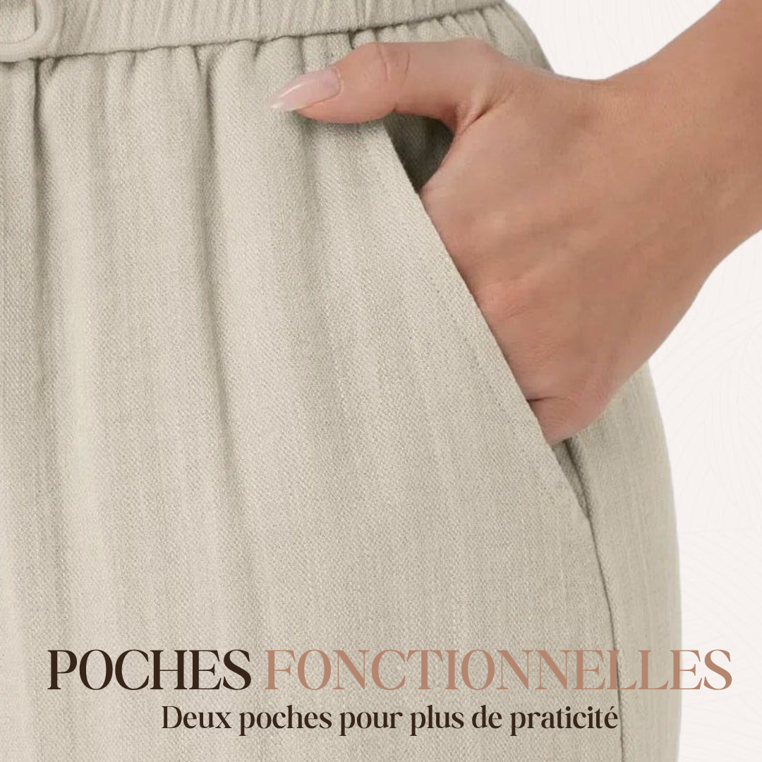 Pantalon Nuage — Léger, Respirant & Ultra-Confortable | Coupe Fluide Taille Élastique