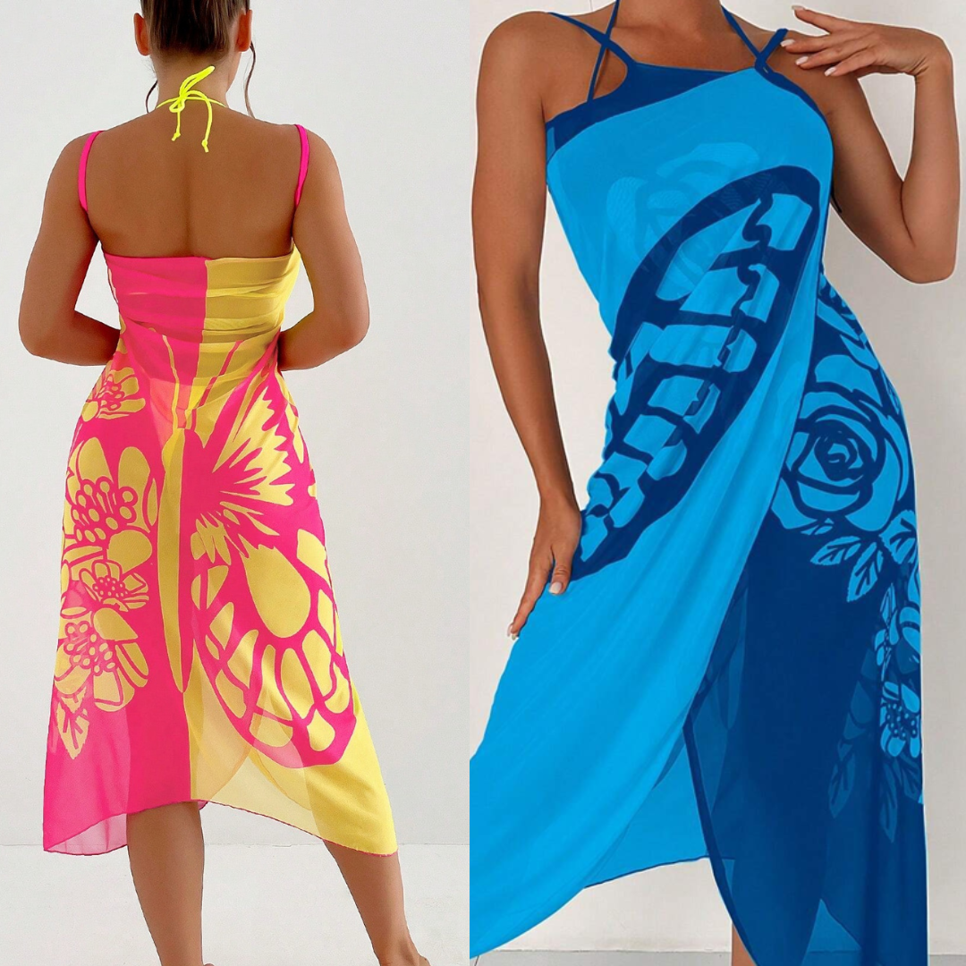 Voltive™ - Robe-Foulard Papillon | Légère, Élégante & Multi-styles