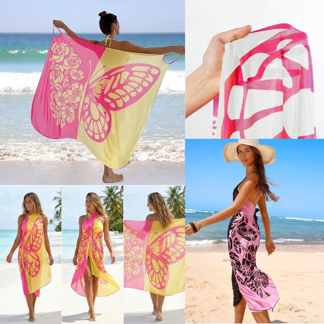Voltive™ - Robe-Foulard Papillon | Légère, Élégante & Multi-styles