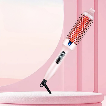 StyloFlex™ – Brosse Thermique 3-en-1 pour Lissage, Boucles et Volume