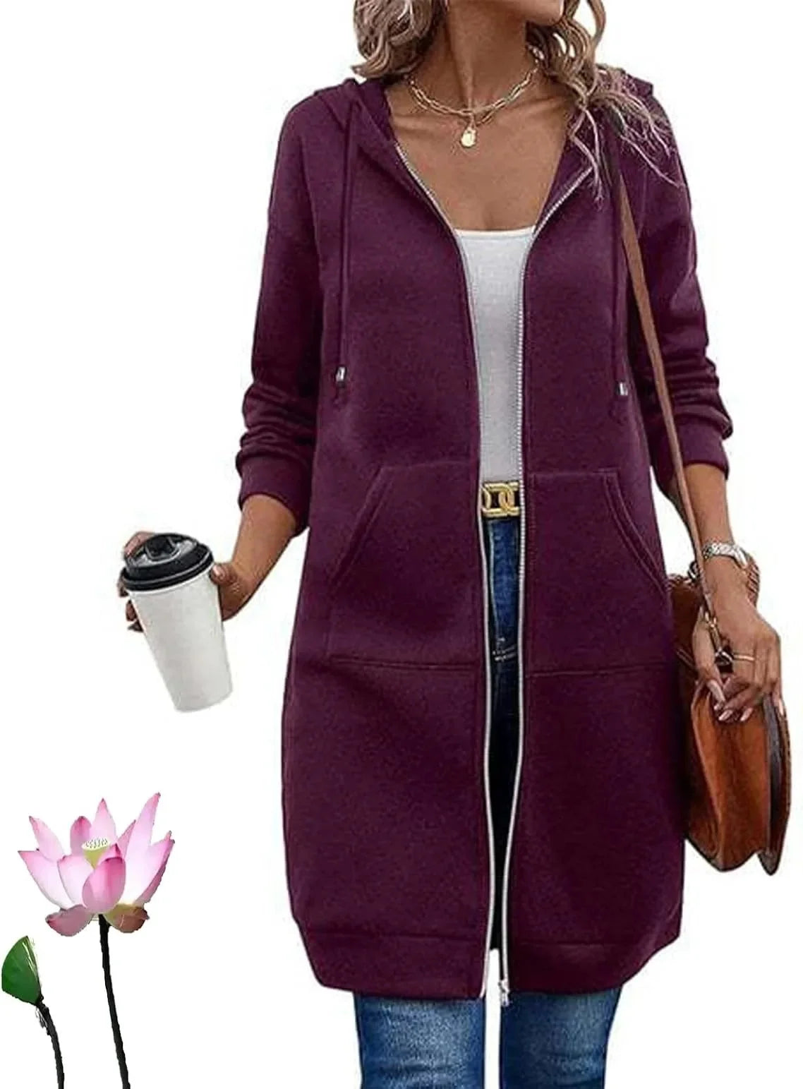 Nordéa™ - Veste Casual à Capuche Élégante