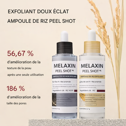 Packs MELAXIN™ – Duo Ampoules Réduisant les Pores