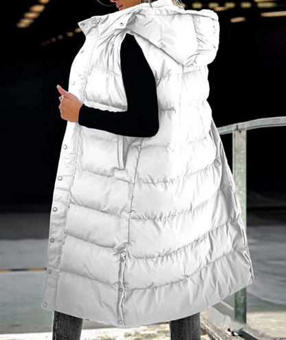 Frostoria™ – Manteau Long Matelassé Élégance Hivernale