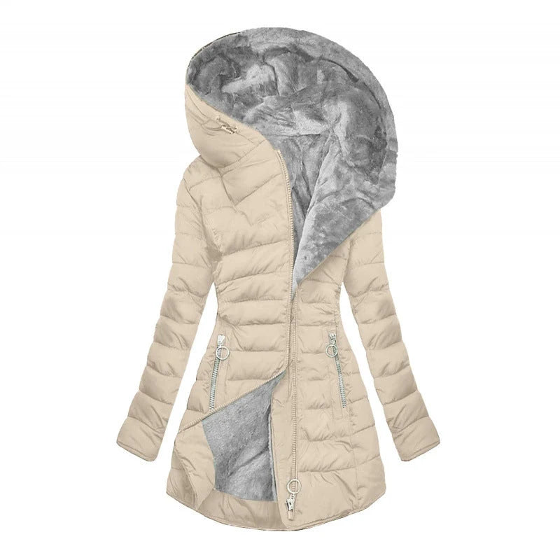 ❄️ Cocéa™ | Manteau Nuage Matelassé - Intérieur Velours & Capuche Polaire Géante ❄️