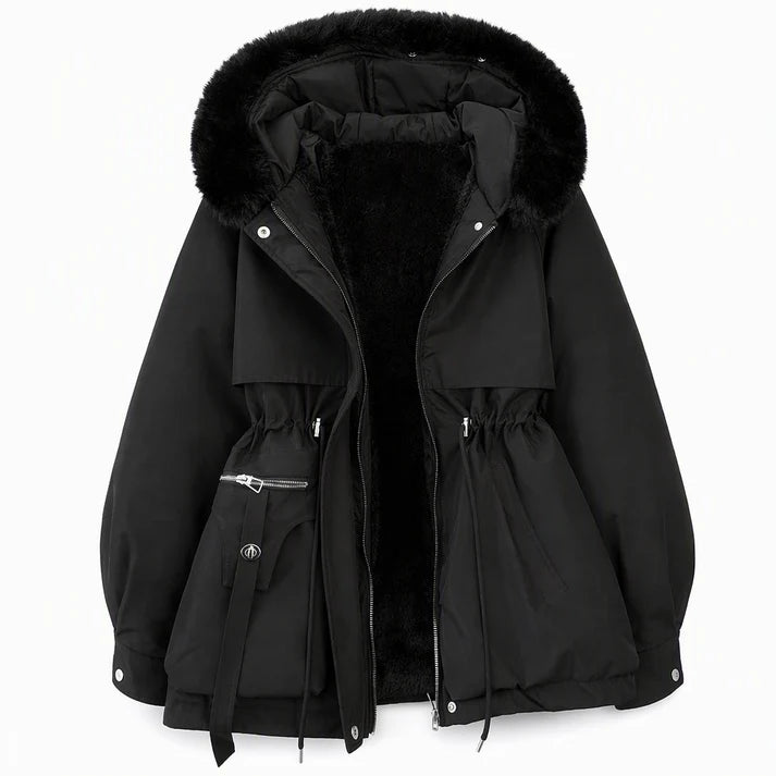 Hivélia™ — Parka d’hiver doublée polaire à taille ajustable