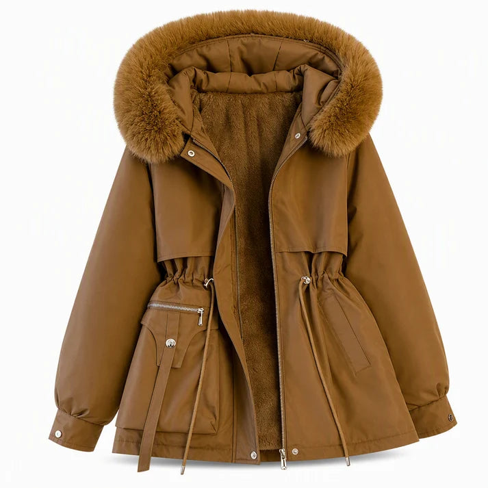 Hivélia™ — Parka d’hiver doublée polaire à taille ajustable