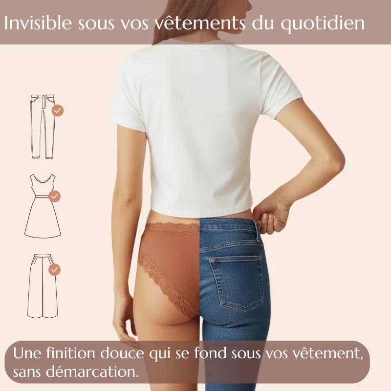 Bloomove™ – Culotte Invisible en Coton Doux
