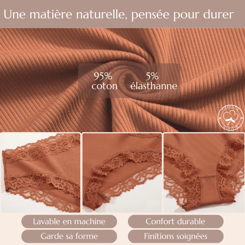 Bloomove™ – Culotte Invisible en Coton Doux